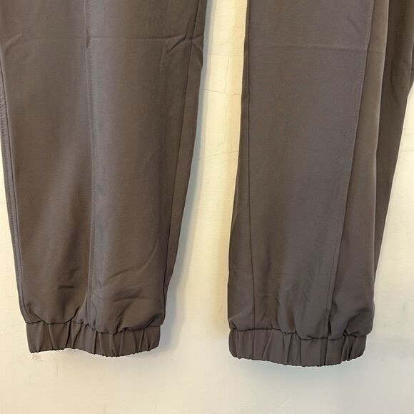 RBX brown pull on elastic waistband travel pants Size M New - Picture 4 of 9